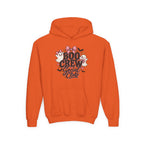 Boo Crew Youth Hoodie — Cute Pink Ghost Halloween Sweatshirt for Kids