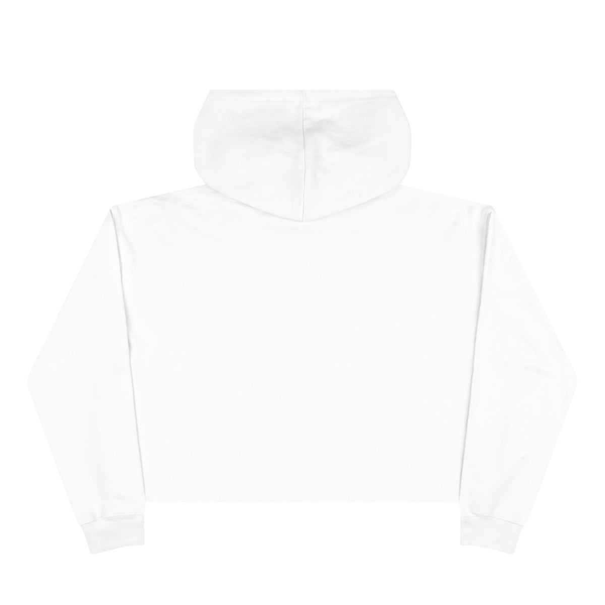 Saved by Grace & Caffeine Crop Hoodie — Christian Coffee Lover Graphic