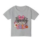“Spooky But Make It Cute”  Toddler T‑Shirt Halloween Graphic
