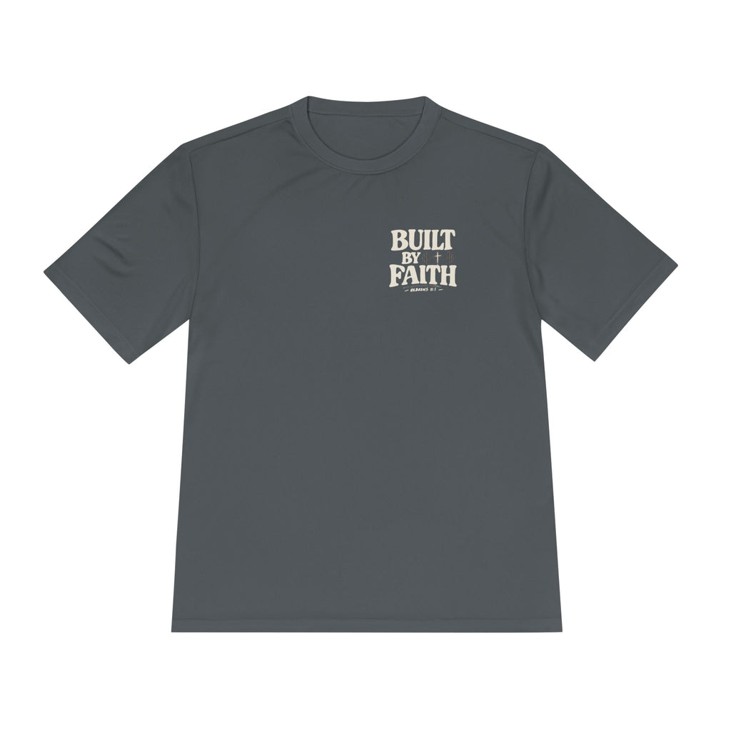 Built by Faith Workout Tee