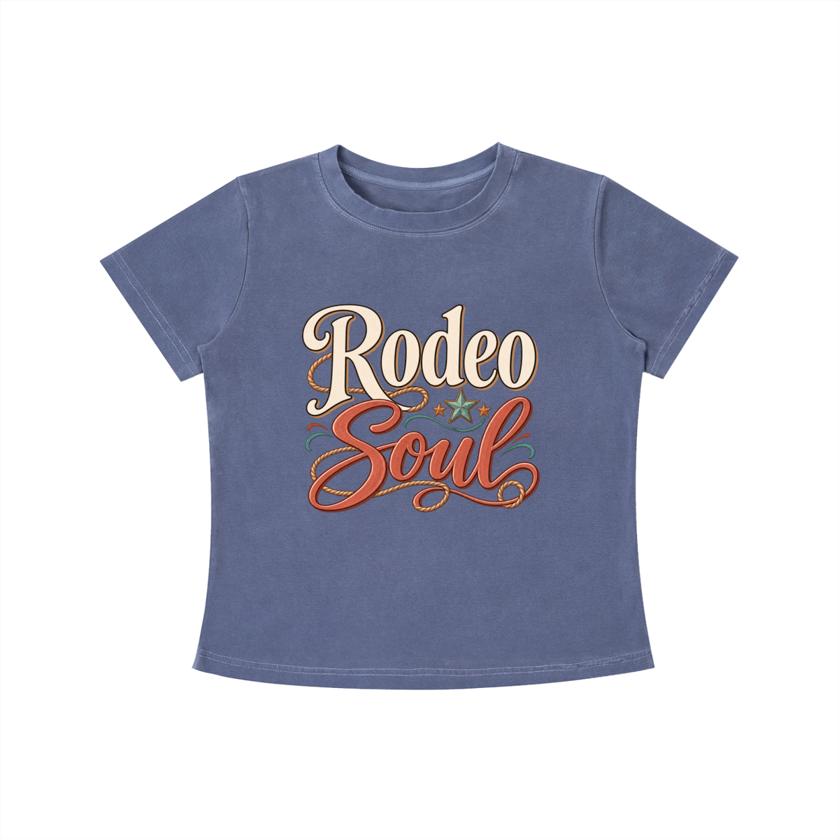 Rodeo Soul Vintage Wash Slim Fit T-shirt