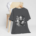 Candy Corn Floral Tee — Halloween Candy Corn Shirt