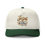 Jesus Follow Embroidered Two-Tone Cap