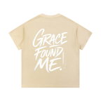 Grace Found Me Mineral Wash Waffle Knit T-Shirt