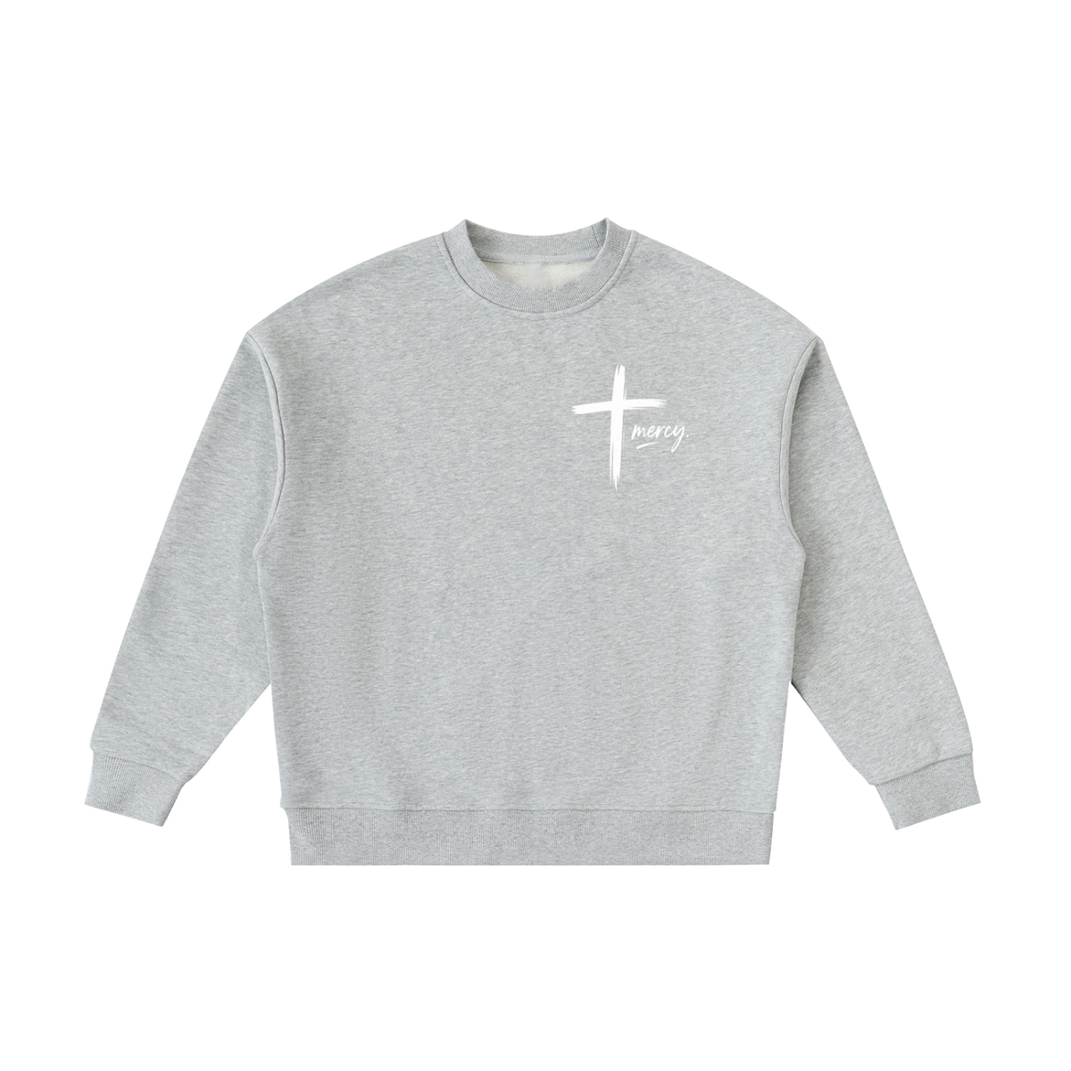 Mercy Rewrote Me Essential Fleece Kids' Crewneck Sweatshirt