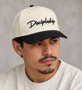 Discipleship Script Embroidered Cap — Two-Tone Christian Baseball Hat