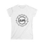 God is I am Women's T-Shirt - Classic White Softstyle Tee