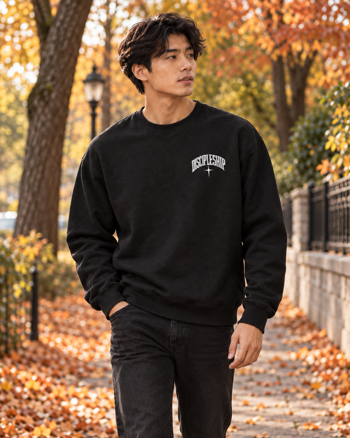 Discipleship Arch Vintage Wash Crewneck Sweatshirt