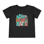 Too Cute to Spook Toddler Tee — Halloween Baby Shirt with Pumpkin, Ghost & Bow