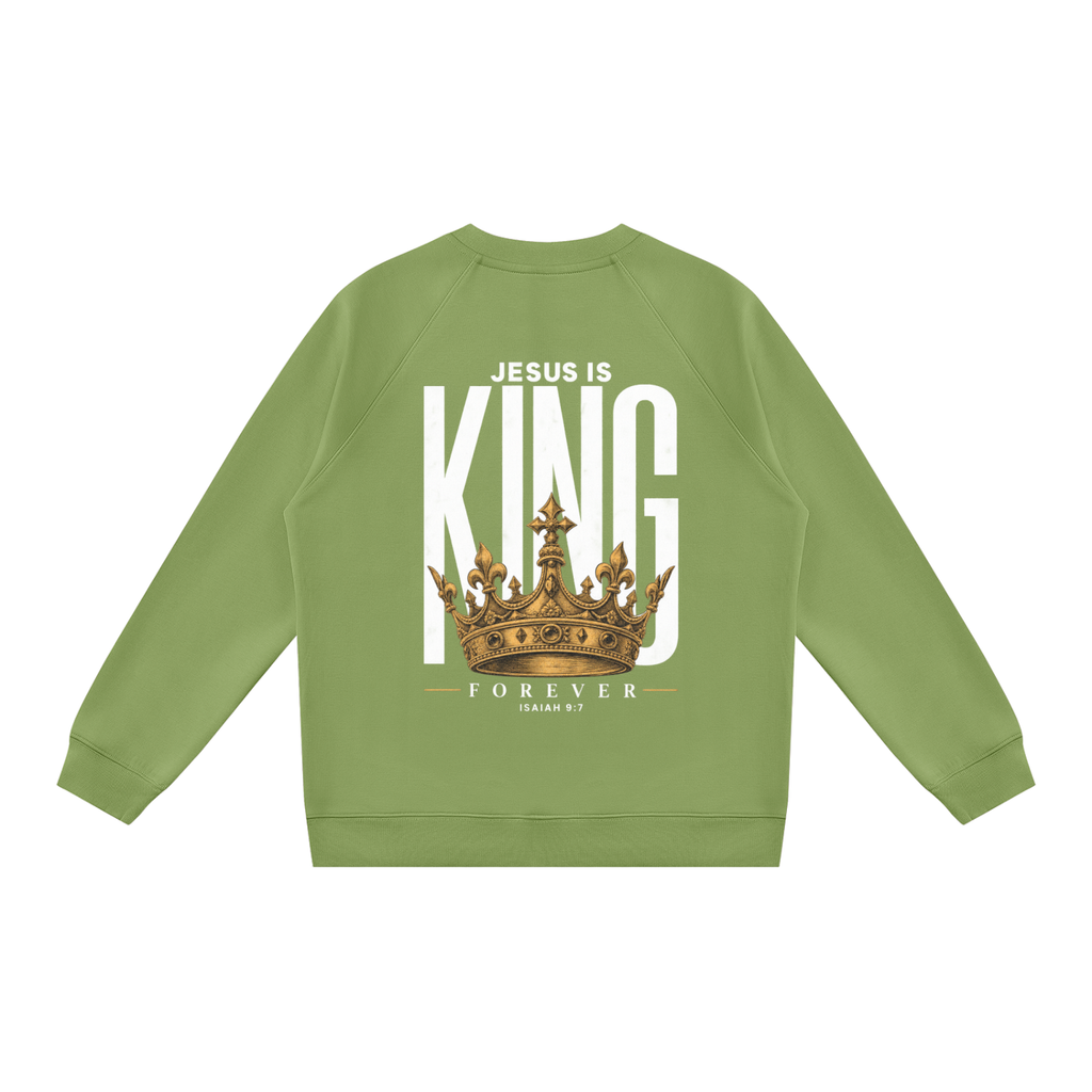 Jesus Is King Men's Regular Fit Crewneck Sweatshirt