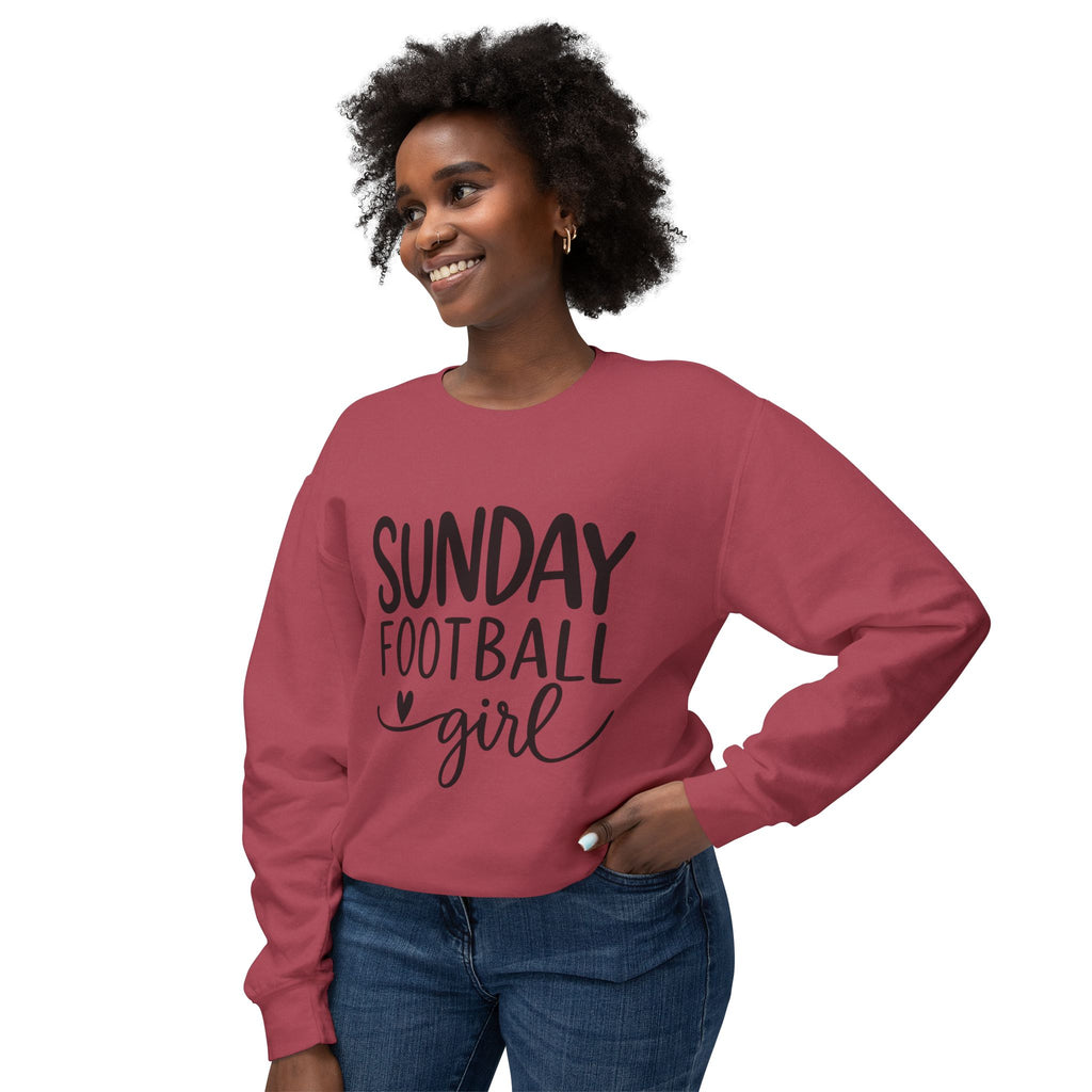 Sunday Football Girl Sweatshirt – Women’s Game Day Crewneck