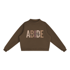 Abide Essential Fleece Mock-Neck Crew Sweatshirt