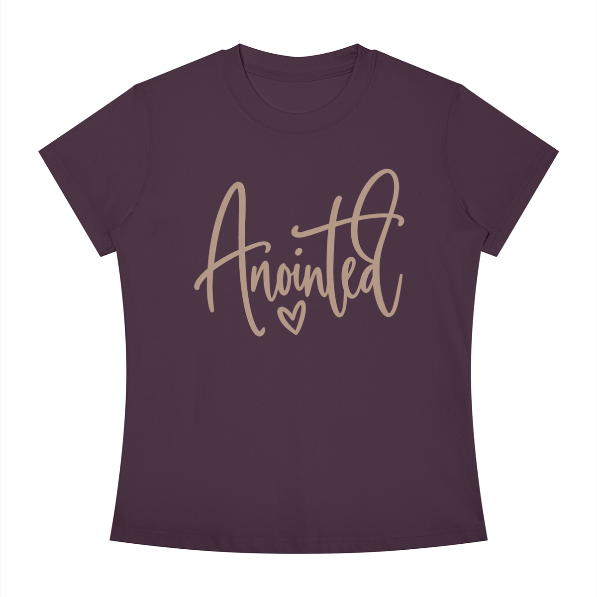 Anointed Women's Slim Fit Crewneck T-Shirt