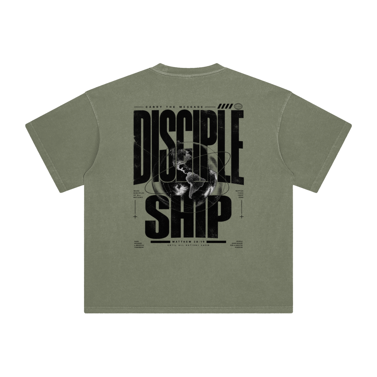 Discipleship Carry the Mission Enzyme Washed T-Shirt