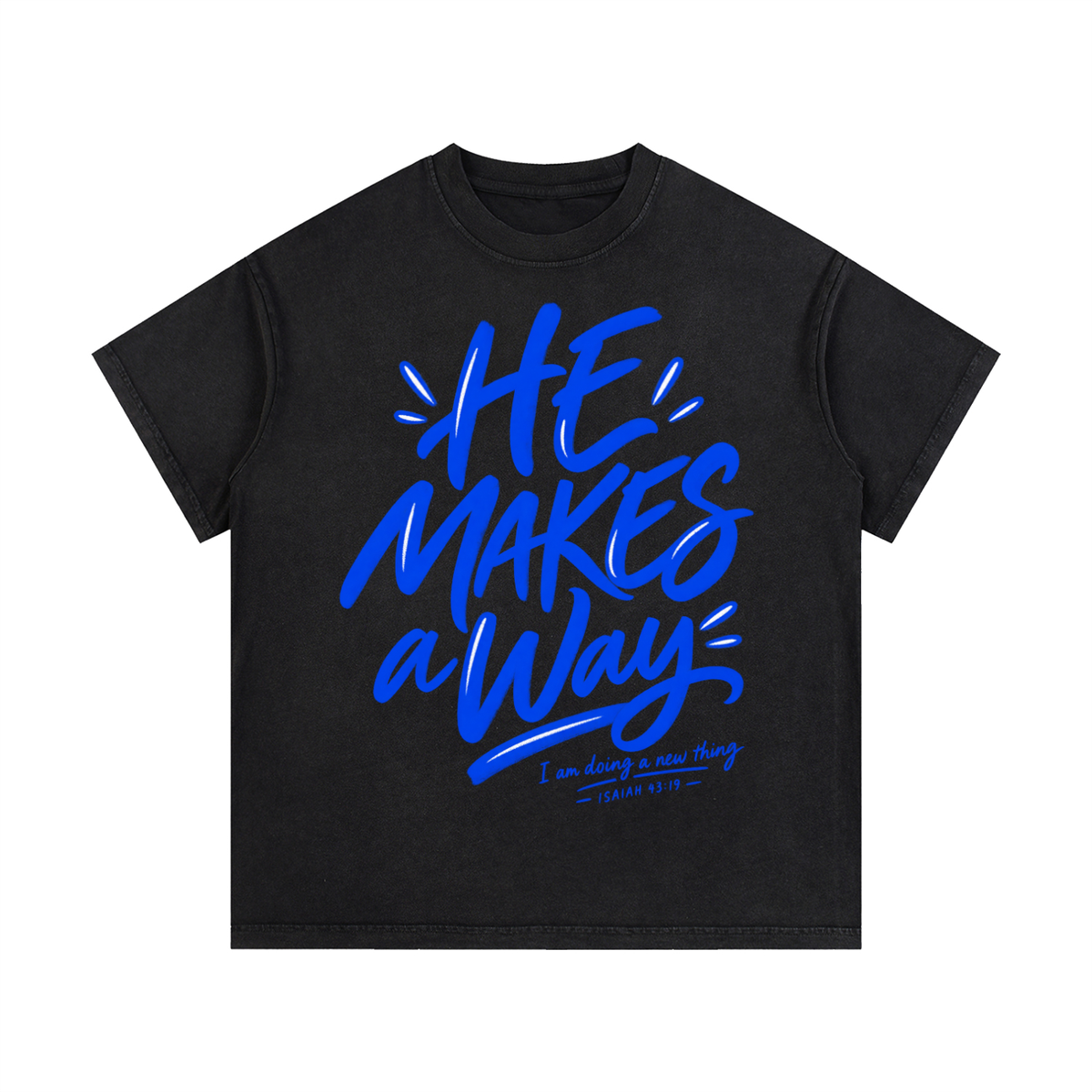 He Makes a Way Vintage Wash Cotton T-Shirt