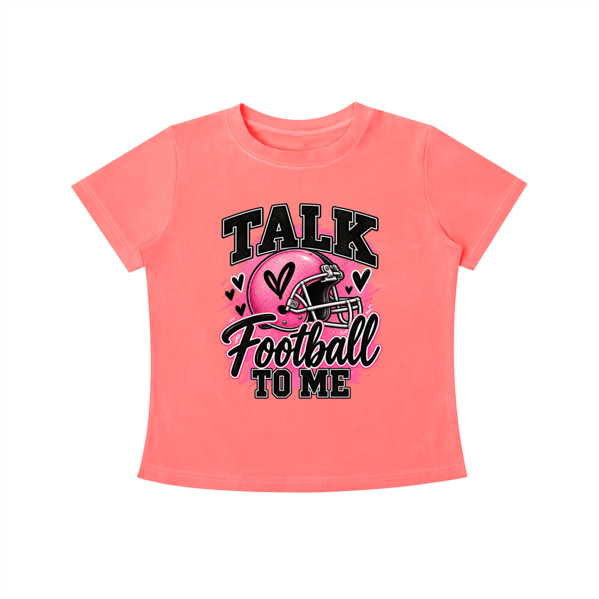 Talk Football to Me Vintage Wash Slim Fit T-shirt