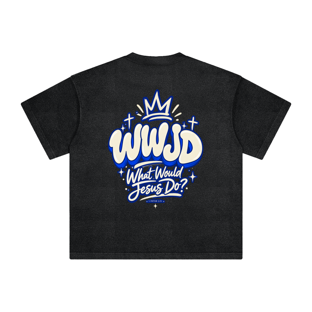 WWJD Heavyweight Vintage Washed T-Shirt