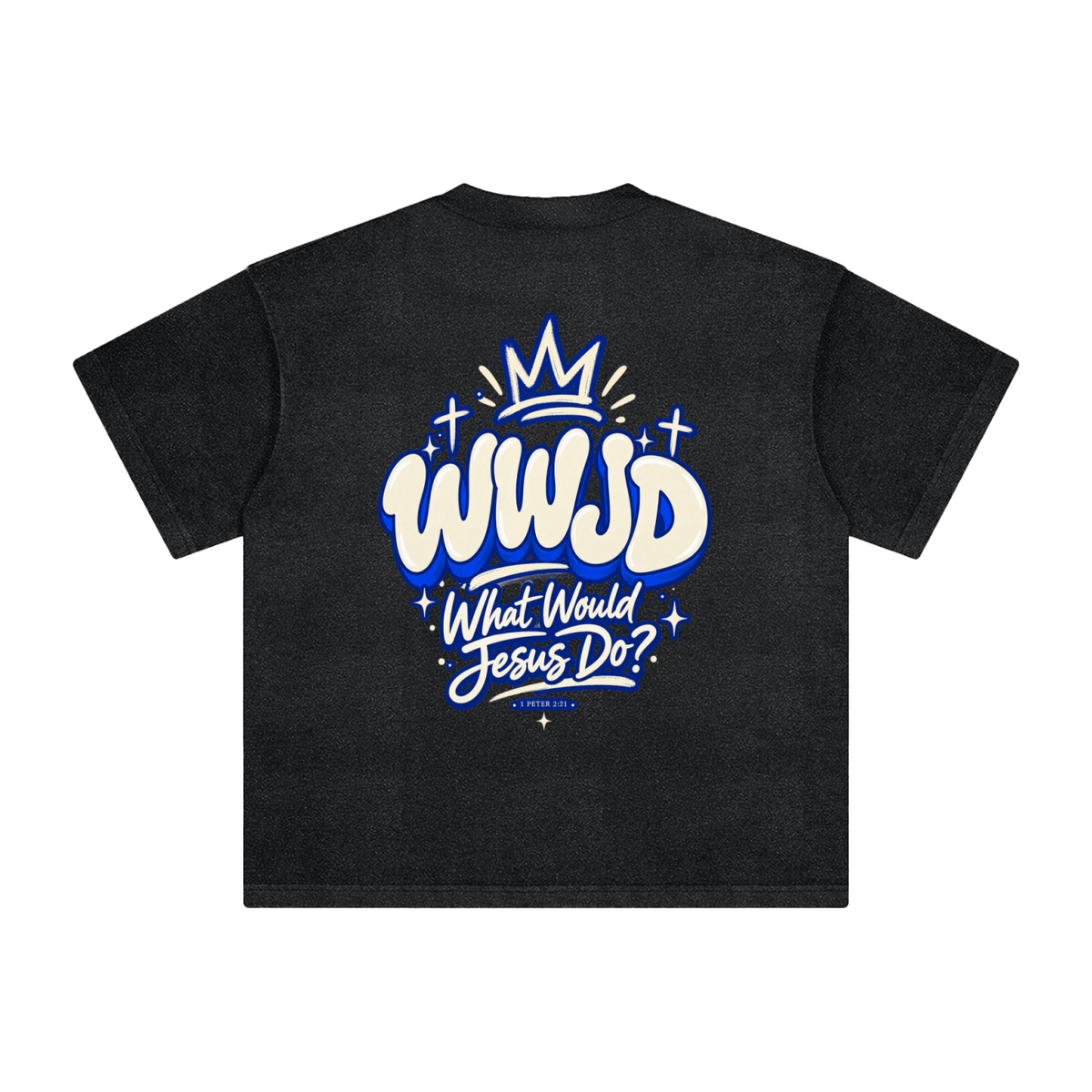 WWJD Heavyweight Vintage Washed T-Shirt