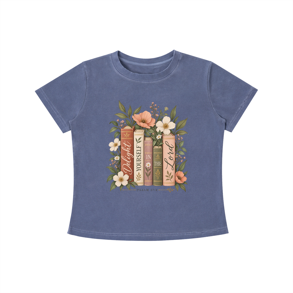 Delight Yourself in the Lord Vintage Wash Slim Fit T-shirt