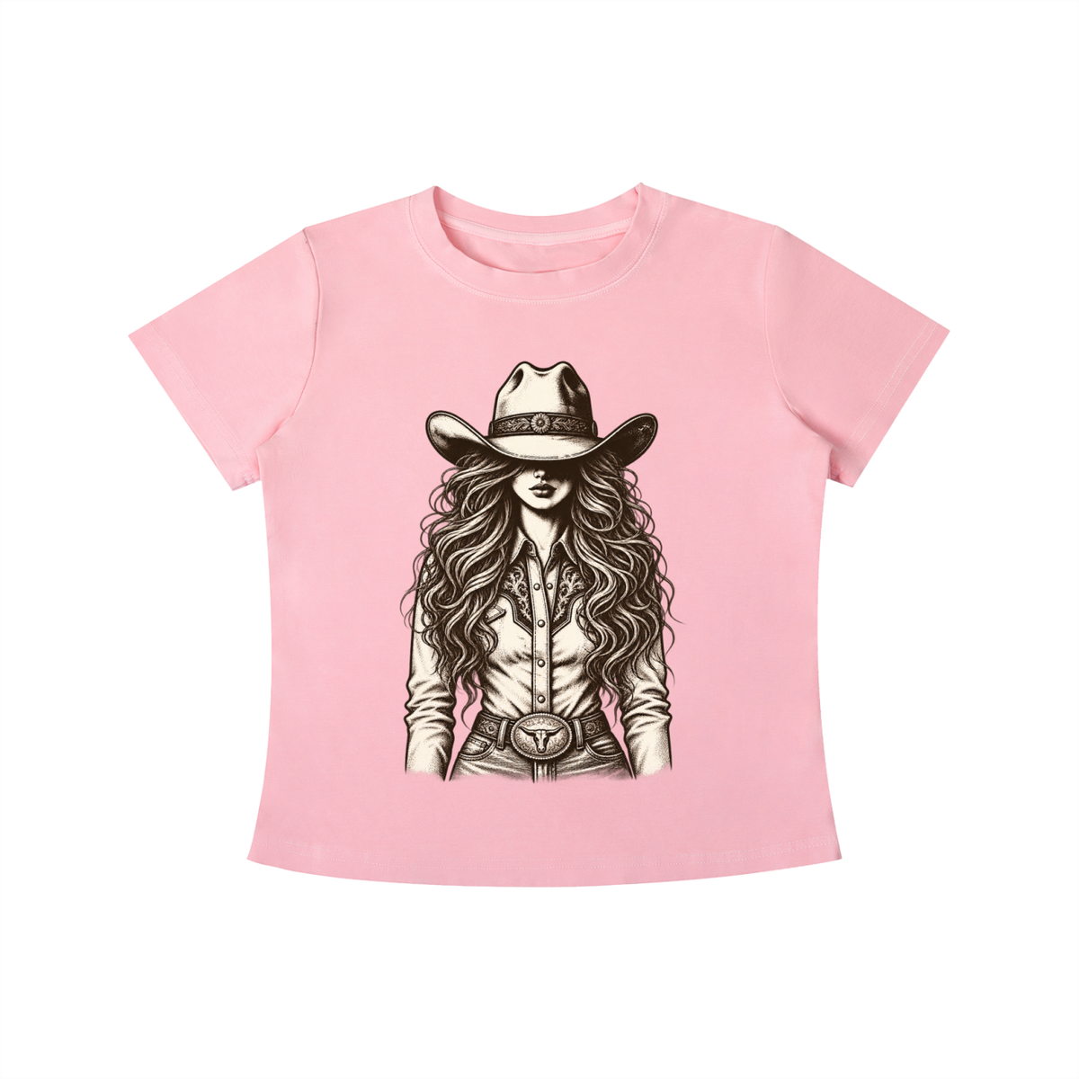 Cowgirl Vintage Wash Slim Fit T-shirt