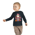 Toddler Long Sleeve Tee — 'Creepin' Cute' Halloween Ghost Shirt for Babies & Toddlers