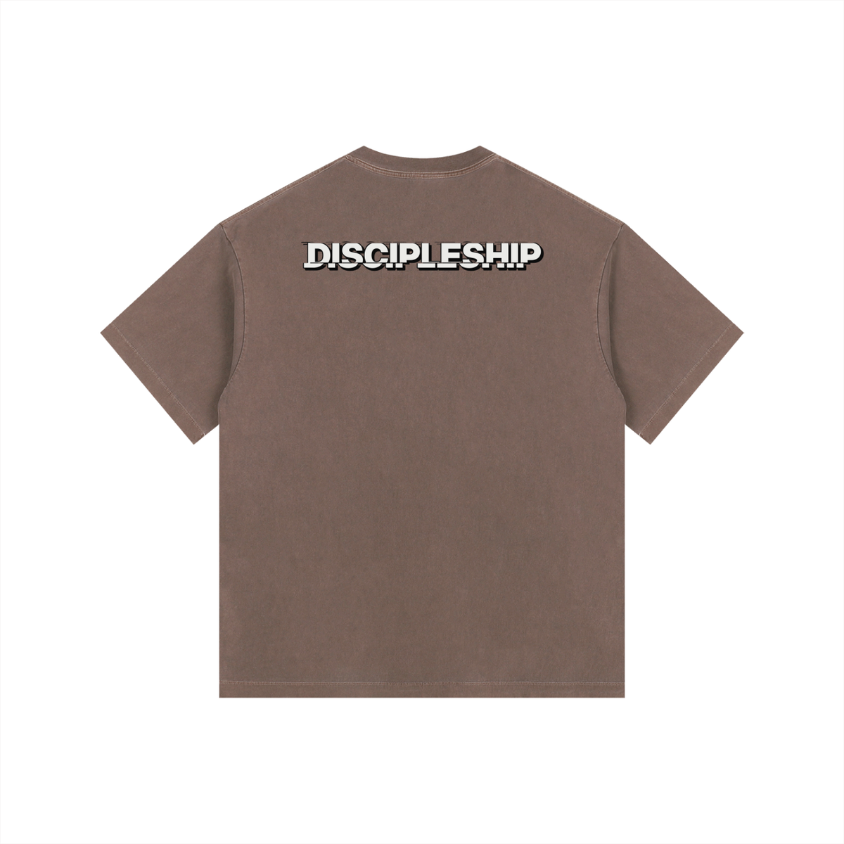 Discipleship Essential  Vintage Washed Oversized Cotton T-Shirt