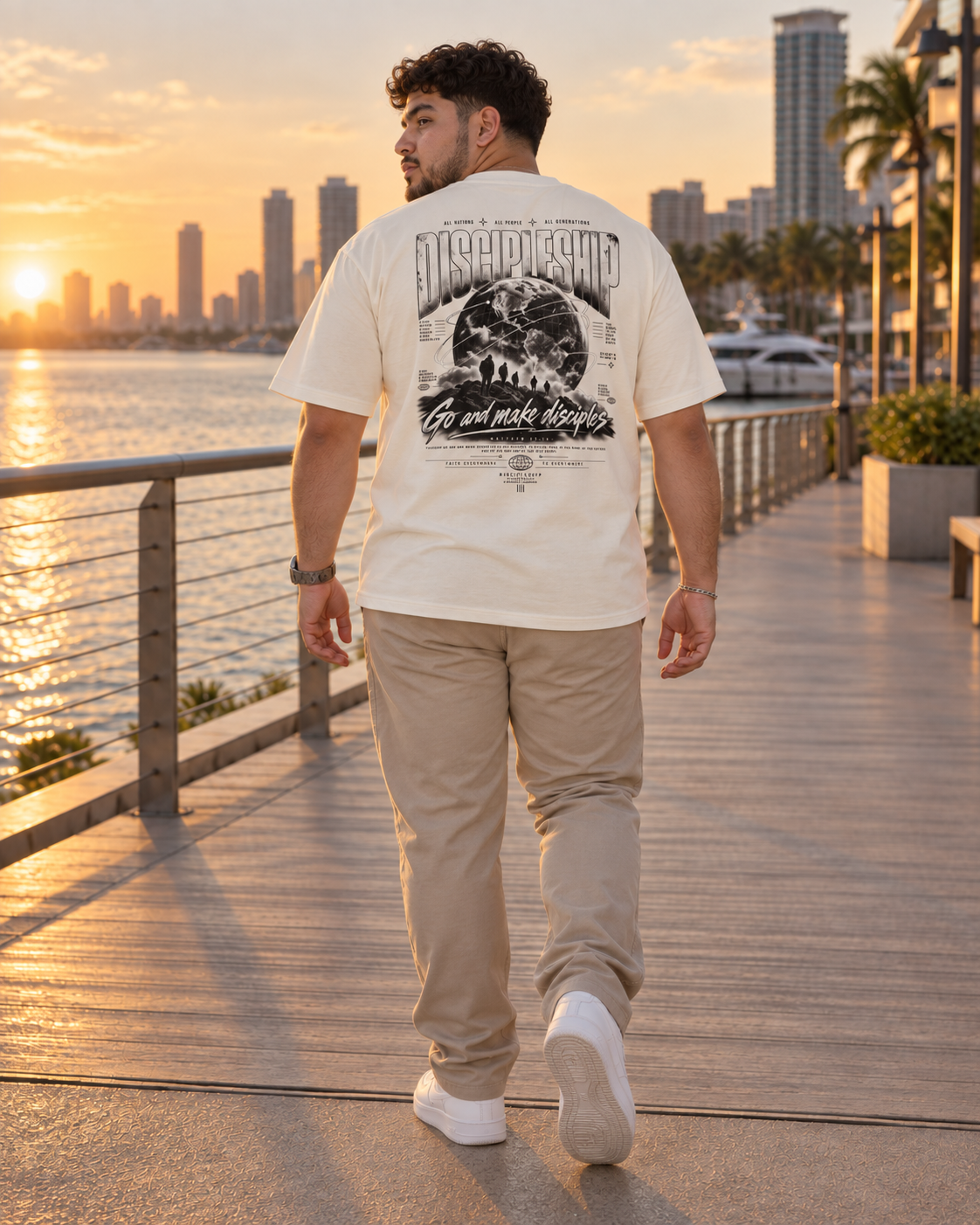 Discipleship Go & Make Disciple Heavyweight Oversized T-Shirt