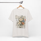 Beautiful In Its Time Floral Tee – Inspirational Vintage Flower Graphic T-Shirt