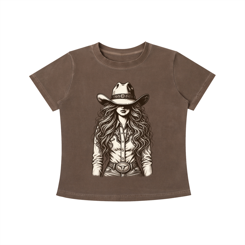 Cowgirl Vintage Wash Slim Fit T-shirt