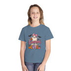 Youth Tee — "Creepin' It Cute" Halloween Ghost Graphic