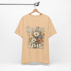 Beautiful In Its Time Floral Tee – Inspirational Vintage Flower Graphic T-Shirt
