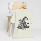 Witch Hat Floral Tee — Gothic Halloween Witchy T-Shirt
