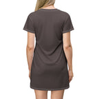 Jesus Loves Sinners T‑Shirt Dress – Faith Graphic Dress for Women