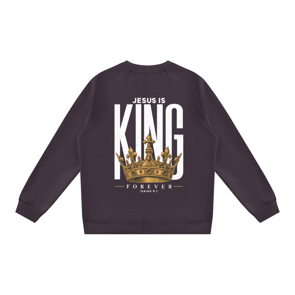 Jesus Is King Men's Regular Fit Crewneck Sweatshirt