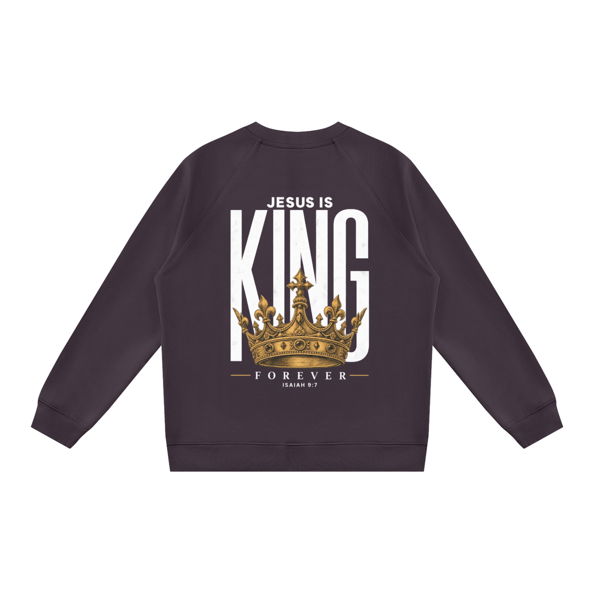 Jesus Is King Men's Regular Fit Crewneck Sweatshirt
