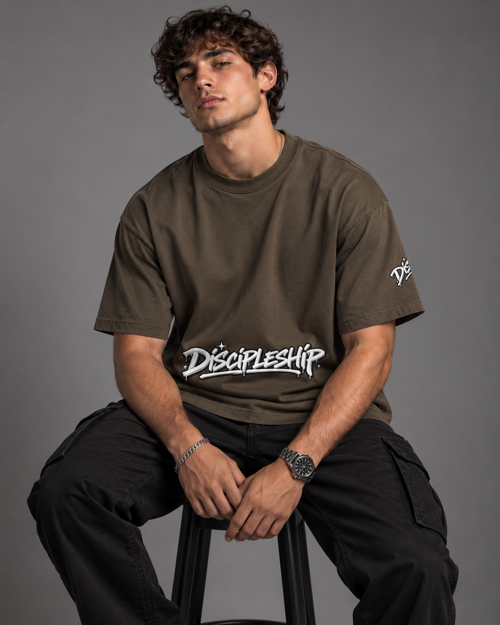 Discipleship Signature Tee Heavyweight Earth Tone T-Shirt