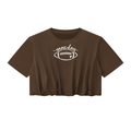 Game Day Women’s Crop Bubble Hem T-Shirt