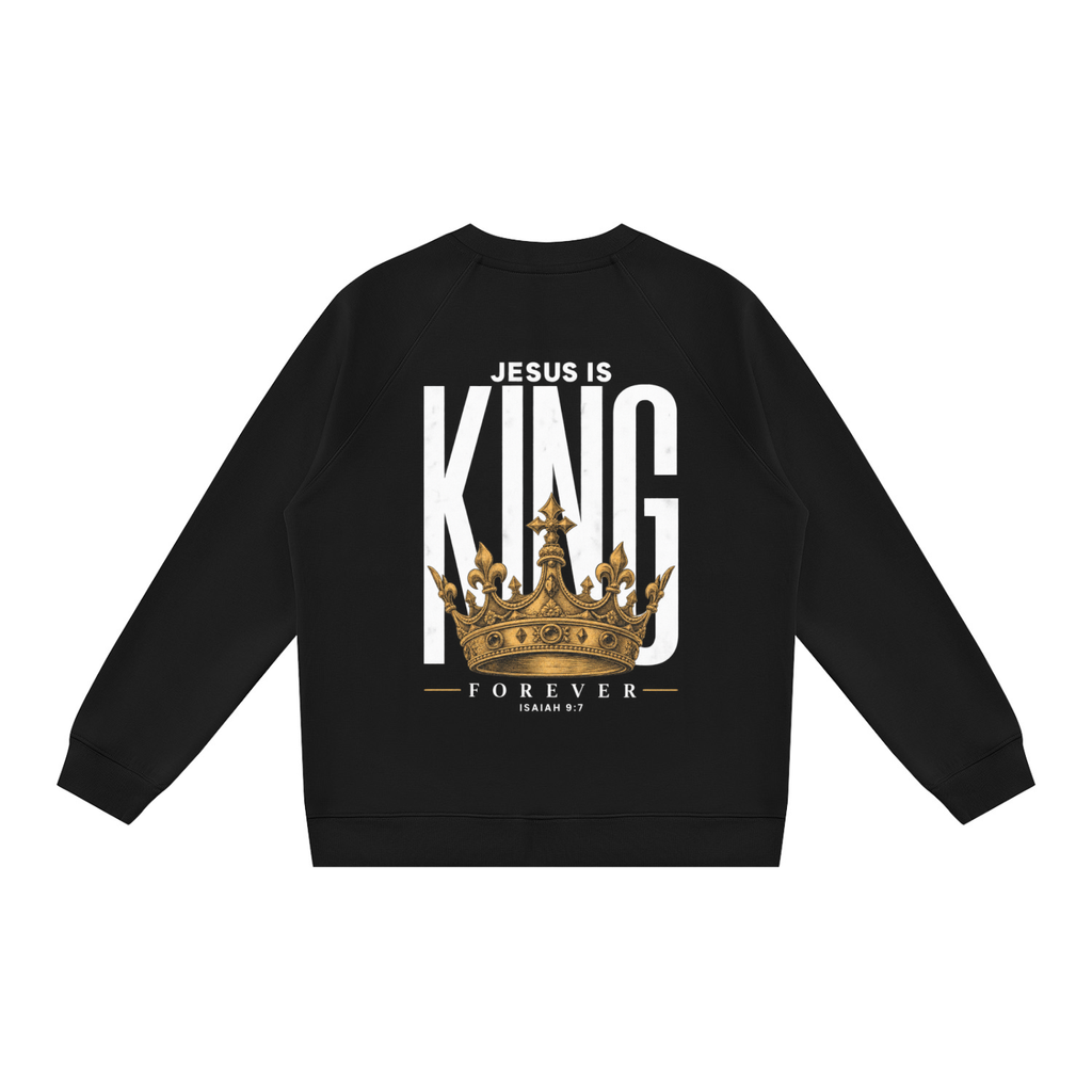 Jesus Is King Men's Regular Fit Crewneck Sweatshirt