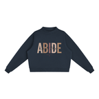 Abide Essential Fleece Mock-Neck Crew Sweatshirt