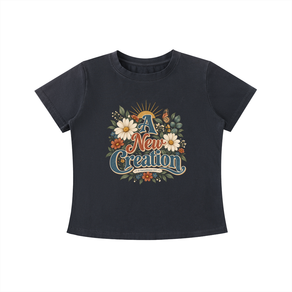 A New Creation Vintage Wash Slim Fit T-shirt
