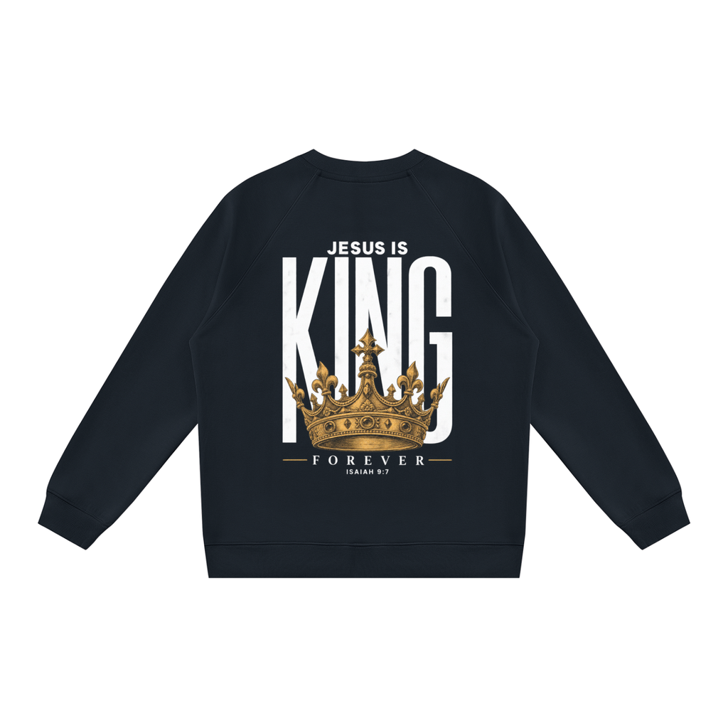 Jesus Is King Men's Regular Fit Crewneck Sweatshirt