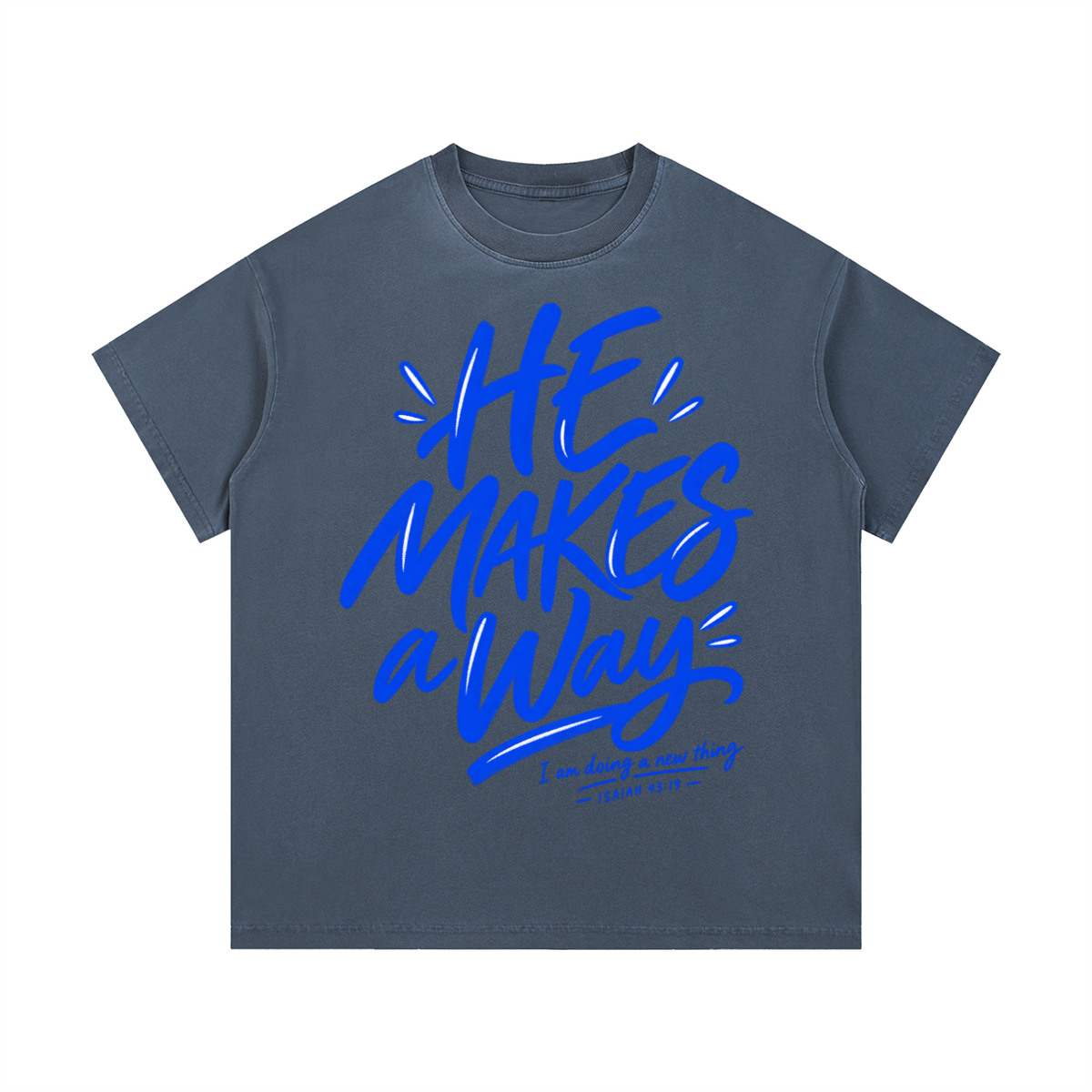 He Makes a Way Vintage Wash Cotton T-Shirt