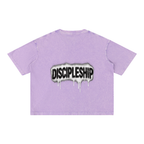 Discipleship Drip Mineral Wash Boxy Cotton T-Shirt