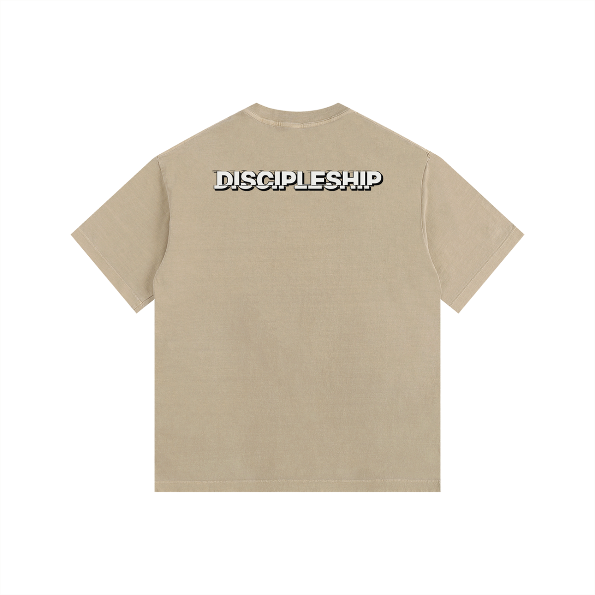 Discipleship Essential  Vintage Washed Oversized Cotton T-Shirt