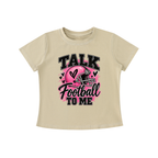 Talk Football to Me Vintage Wash Slim Fit T-shirt
