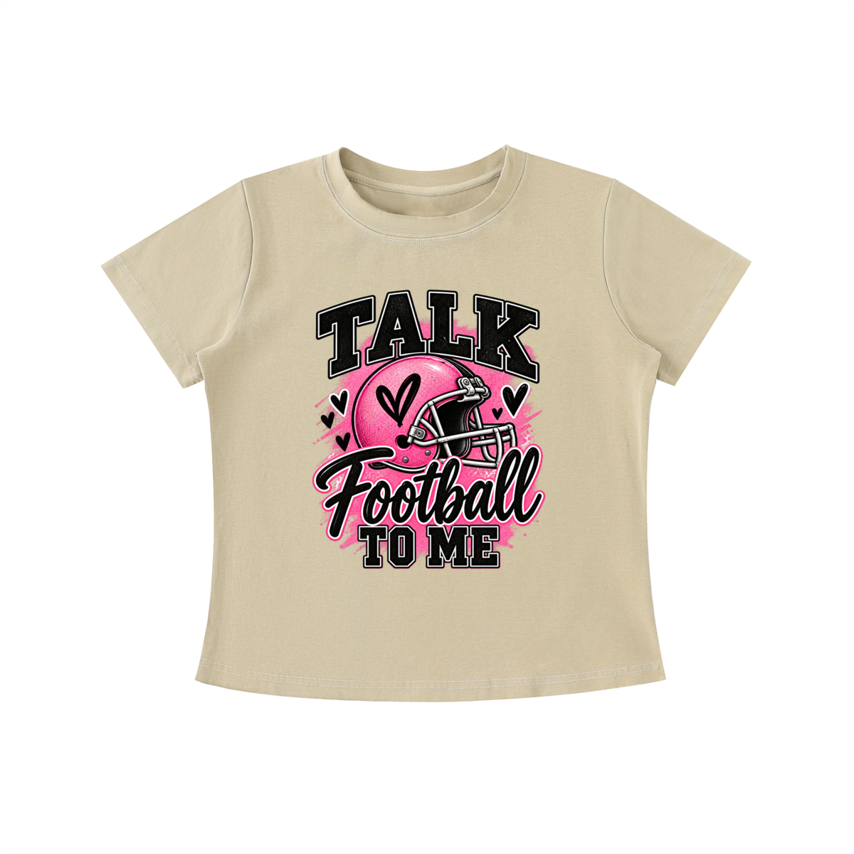 Talk Football to Me Vintage Wash Slim Fit T-shirt