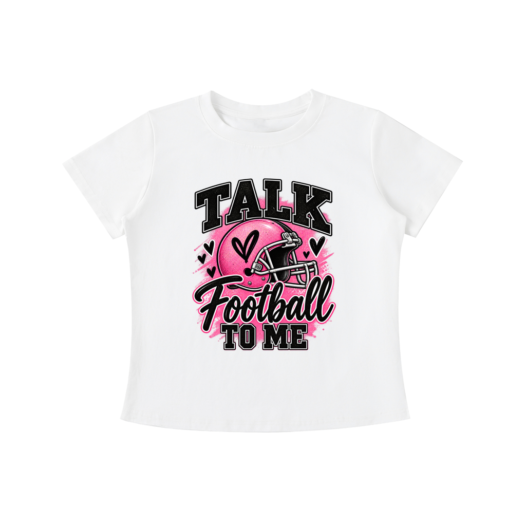 Talk Football to Me Vintage Wash Slim Fit T-shirt