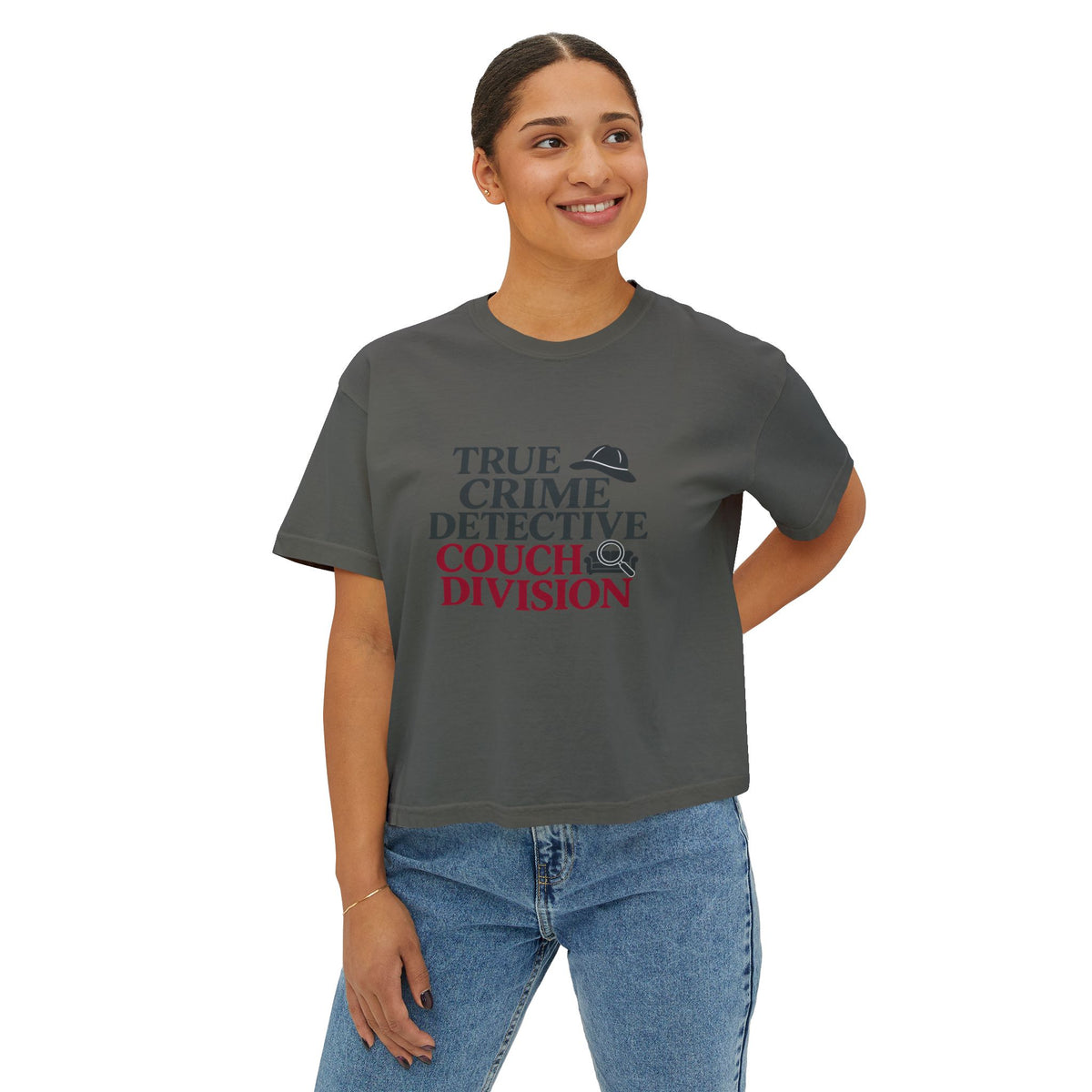 True Crime Detective Couch Division Boxy Tee