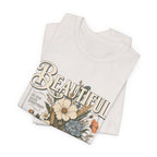 Beautiful In Its Time Floral Tee – Inspirational Vintage Flower Graphic T-Shirt