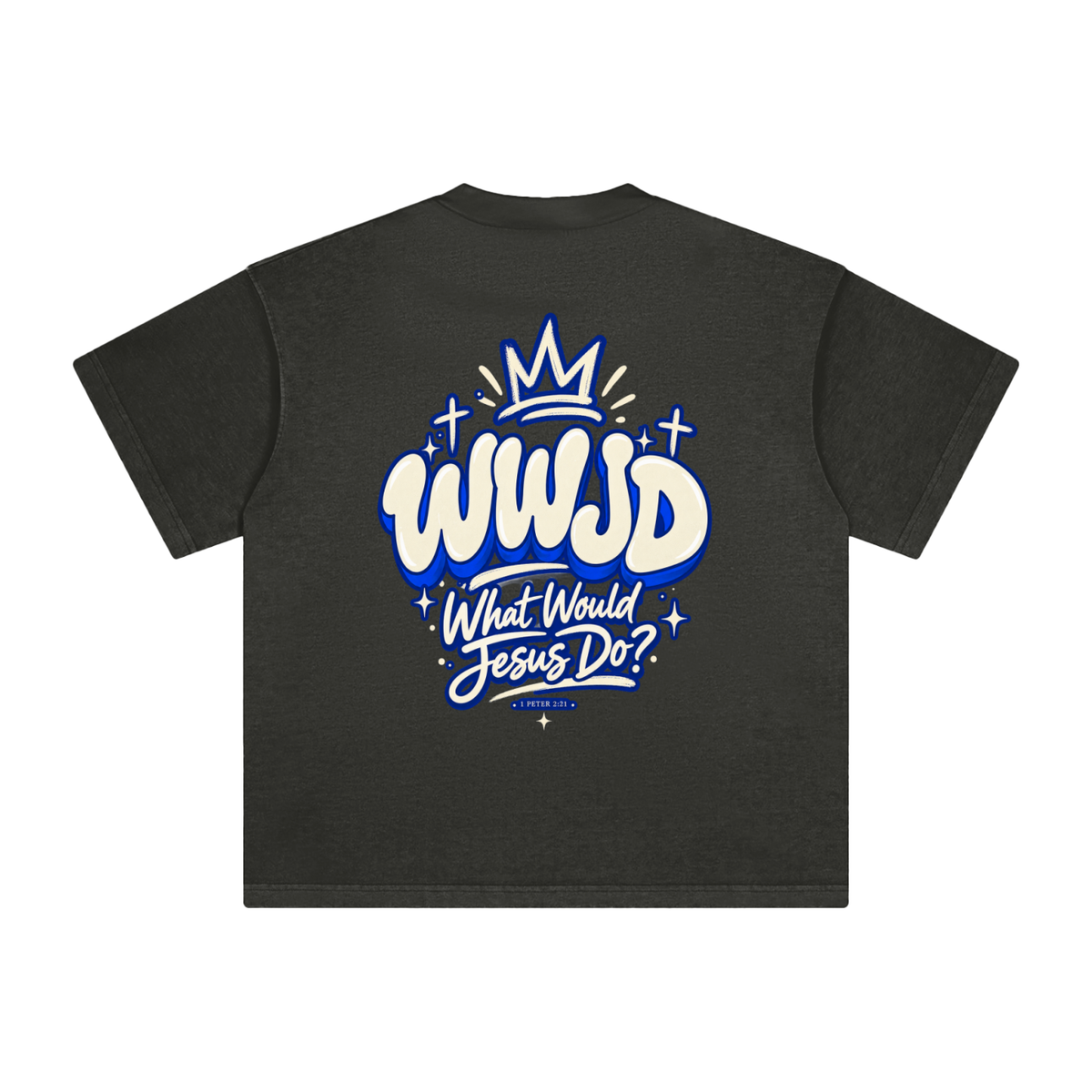 WWJD Heavyweight Vintage Washed T-Shirt
